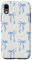 iPhone XR Blue Bows Ribbons Coquette Girly Aesthetic Case