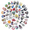 JSTHHTT 50 Piezas Adornos para Zapatos, Shoe Charms, Adornos De Zapatos, Pins para Crocs, Crocs Charms, Accesorios De Decoración, Navidad, Halloween, Fiesta, Cumpleaños