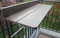 Outdoor Balkon Klapptisch Wandmontage Bar Theke Regal Esstisch Terrasse Möbel Braun