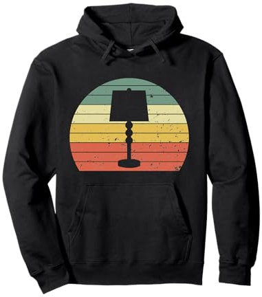 Vintage Lampen Retro Lampen Silhouette Niedliche Lampen 70er 80er Jahre Pullover Hoodie