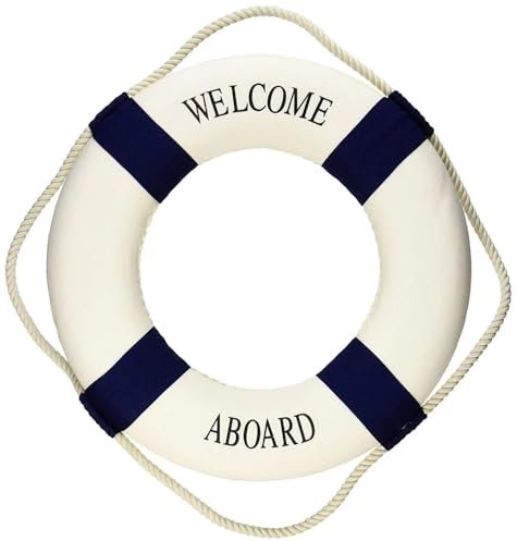 Anello di sicurezza per piscina, salvagente in schiuma per piscina, salvagente di sicurezza con corda perimetrale, diametro 52 cm