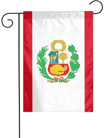 YYHWHJDE Gartenflagge Peru, Dekoration, 30,5 x 45,7 cm, dick, langlebig