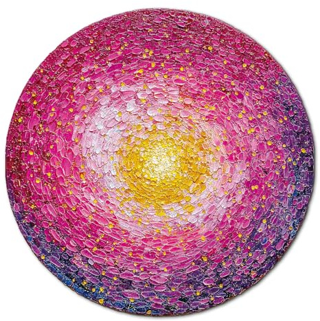 Blumuze Puzzle 1000 Teile Erwachsene, Rundes Puzzle Erwachsene 1000 Teile,Klassische Jigsaw Puzzles 67.5 x 67.5 cm,Impossible Puzzles Geschenk und Decor (Kunst in Messertechnik)