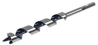 Dapetz ® Auger Drill Bit 25mm X 450mm Long Hardened High Carbon Steel - SDS Shank/Shaft Woodwork Timber Hexagonal Shank Fine Pitch Spiral Point