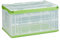 Relaxdays Profi Transportbox, stabil, Gewerbe, hochwertiger Kunststoff, Qualität, 60L, HBT 31,5 x 59,5 x 39,5 cm, grün