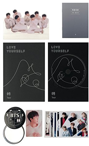 BTS 3rd Album - LOVE YOURSELF 轉 TEAR [ U ver. ] CD + Photobook + Mini Book + Photocard + Standing Photo + FREE GIFT / K-POP Sealed