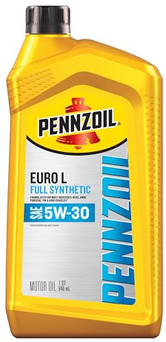 Pennzoil Platinum Euro L Full Synthetic 5W-30 Motor Oil, 1 Quart