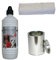 Moritz Starter Set 1 x 1000 ml Bio Ethanol + 1x Blechdose 500 ml mit Deckel + 1x Watte/Keramikwolle für Brenner Kamin Ofen Sicherheitsbrenner Brennpaste