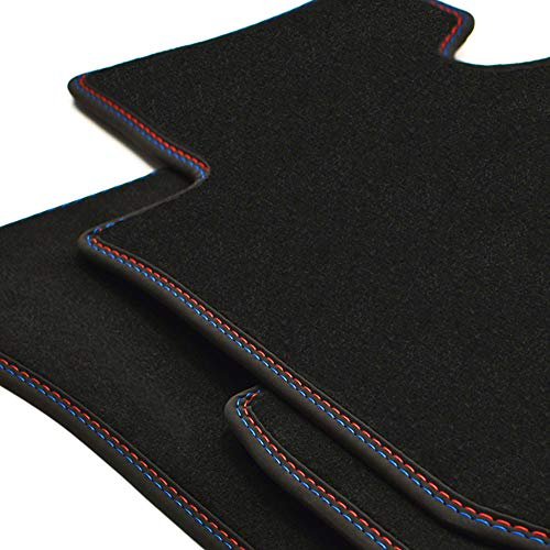 Mattenprofis Velour Fußmatten Doppelnaht passend für BMW 2er Active Tourer F45 Bj.2014