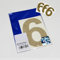 BS® Large Waterproof Non-fading Self Adhesive Vinyl Numbers | 6 (SIX) | 150mm | Pack of 4 | GOLD | Wheelie Bin Numbers