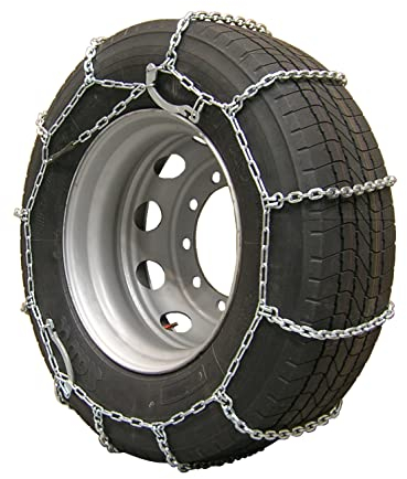 DQ-PP SCHNEEKETTEN für LKW | 2 Stück | Felgengröße: 15 | Reifengröße: 33/12.5x15 | Autokette Sicherheitsketten Anfahrhilfe Reifen | Schneekette für Auto Fahrzeug Truck