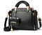 NICOLE & DORIS Petit Sac Bandoulière Mignon en PU Cuir pour Femme - Sacoche Crossbody avec Porte-Monnaie Noir