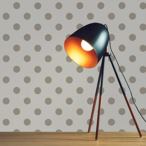TADESSI Tapete Punkte Kreise Carmela M1-No.2793 | Vliestapete | Beige | Punktetapete | Geometrisch