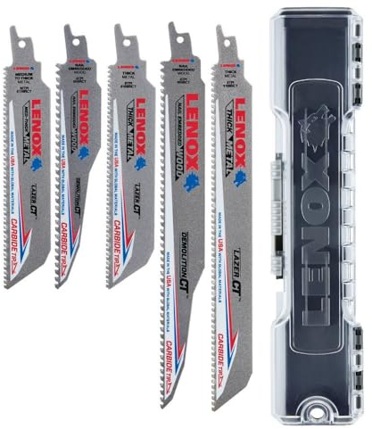 Lenox 5PC Carbide Tipped RECIP KT CASE