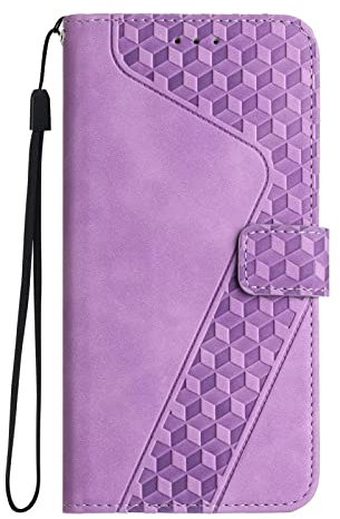 TIANCI Funda para Xiaomi Mi A2 Lite/Redmi 6 Pro, Patrón 7 Textura a Cuadros, Funda de Teléfono de Cuero PU, Carcasa para Xiaomi Mi A2 Lite/Redmi 6 Pro