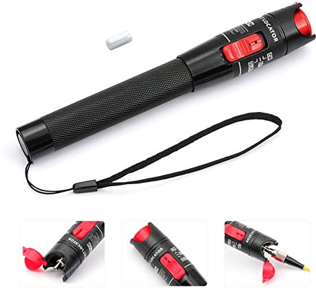 Visueller Fehlersucher, 50 km, Stifttyp, Aluminiumlegierung, Glasfaser-Kabel-Tester, 2,5 mm, Universal-Stecker für CATV-Telekommunikation, Ingenieur-Wartung