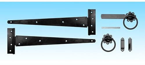 18 Inch Carlton Single Gate Fittings, T - Hinge, Latch - Galvanised