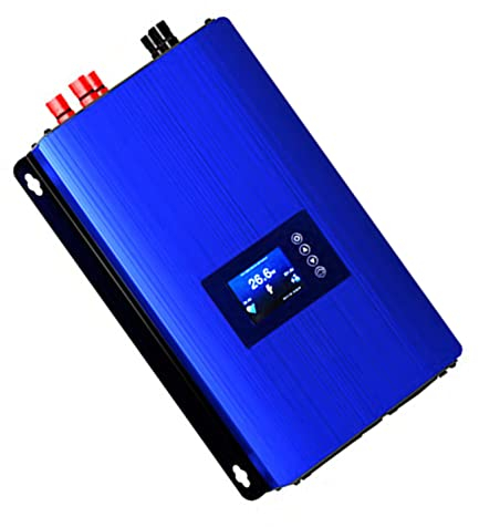 XDLYWUZIQ Windenergie-Wechselrichter, 1000 W / 2000 W DC22-65 V / 45-90 V bis 220 V All-in-One-Multifunktions-Hybrid-Windenergie-Wechselrichter mit Limer-Spannungswandler-Laderegler,1000W/22-65VDC