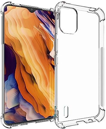 SCL Coque de protection pour Nokia C12 - Transparente - Anti-rayures - En TPU souple - Avec protection des coins - Ultra transparente