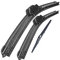 Nonuin Coche limpiaparabrisas para KIA para Sportage SL 2010-2015 LHD Juego De Escobillas Limpiaparabrisas Delanteras Y Traseras para Parabrisas Cepillos para Ventanas