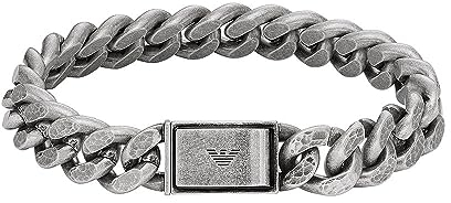 Emporio Armani Herren-Gliederarmband Edelstahl, EGS3036040