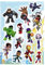 Marvel Wandtattoo - Spidey and Friends - Größe 50 x 70 cm, 13 Sticker - Spider-Man, Wandsticker, Aufkleber, Kinderzimmer, Wandaufkleber, Superhelden, Disney