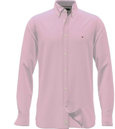 Tommy Hilfiger Chemise Homme 1985 Knitted SF Shirt, Rose classique, XL