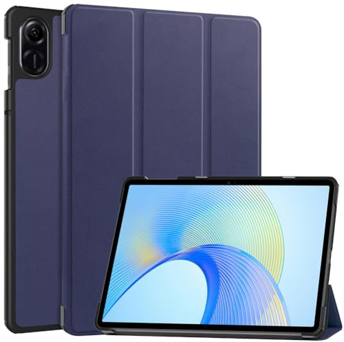 Kepuch Custer Funda para Honor Pad X9, Honor X8 Pro 11.5,Slim Smart Cover Fundas Carcasa Case Protectora de PU-Cuero - Azul