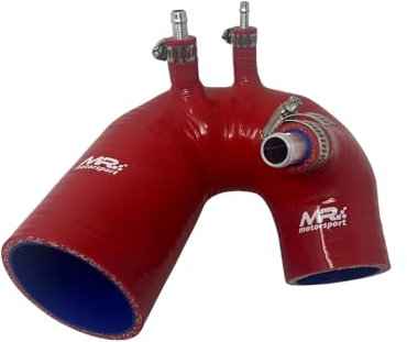Manicotto intake aspirazione compatibile con abarth 500/595 garret 1446 turbo MRMOTORSPORT (Rosso)
