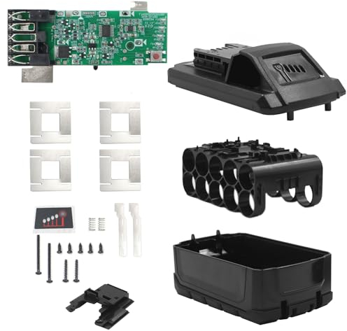 Aernair Akku Gehäuse Akku Platine Reparatur Kompatibel Mit Milwaukee Batterie M18 HB8 18V 8AH High Output, Gehäuse Batterie 10 * 21700 DIY Box Ersatzakku Werkzeug Akku Ersatz