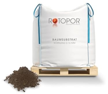 Rotopor Baumsubstrat Körnung 0-16mm 1000 Liter BigBag