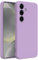 Captor Cover Colorata per Samsung Galaxy S24, Custodia TPU in Silicone Flessibile Morbida e Sottile, Protezione Fotocamera di alta qualità con Bordo Rialzato per Schermo e Fotocamera (Viola Lilla)