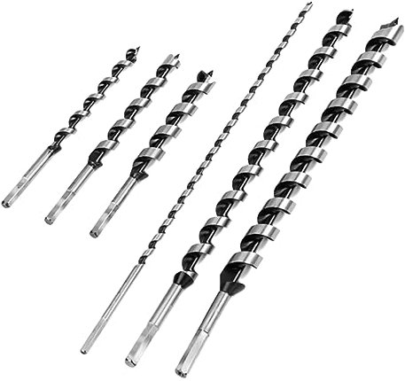 Artibetter 6stücke Schlangenbohrer Bohrwerkzeug Für Holzarbeiten Spiralholzbohren Mit Lochsäge Geeignet Für Möbelschneidwerkzeug