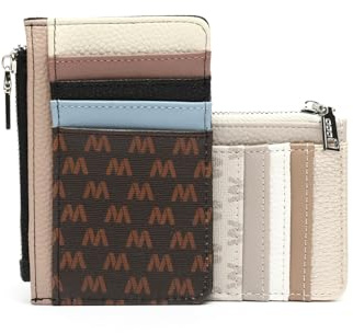 MISAKO Ivanka Kartenetui mit Monogramm-Print ED. Damen - Ivanka Schwarz 8 X 13 X 1 cm