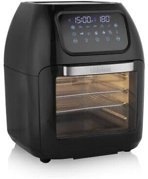 Wintem Friggitrice ad Aria con 10 Programmi 1800W 10L per Grandi Famiglie o Occasioni Speciali - Ideale per Friggere Senza Olio o per una Cottura Sana al Forno - Design Elegante e Compatto 31x37x32cm