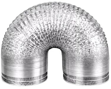 UWLFFLWZ Ofenrohr 80mm Aluminiumfolie Luftkanal Warmwasserbereiter Rauchauspuffrohr for Küche Dunstabzugshaube Dunstabzugshaube Auspuffrohr Gas-Warmwasserbereiterrohr