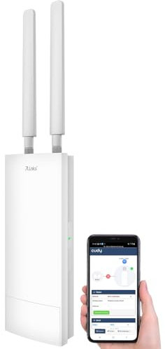 7links WLAN-Repeater PoE: Outdoor-WiFi-6-Repeater, bis 3.000 Mbit/s, Dual-Band, 10 dBi, IP65 (WLAN-Repeater für Aussenbereic, Gärten)