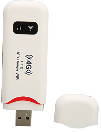 Ejoyous 4G USB-Dongle, Tragbarer Reise-WiFi-Mobilhotspot-Router mit SIM-Kartensteckplatz, für Alle Netze Freigeschaltet, für Reisen, Camping, Ferienunterkünfte, Dual-Band-Unterstützung,