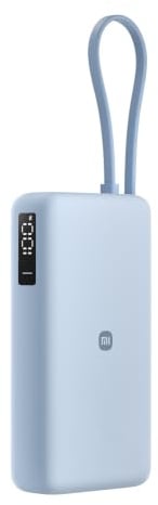 Xiaomi 67W Power Bank 20000 (Integrated Cable), Blu