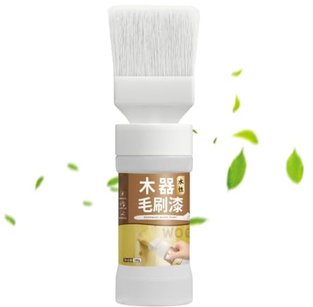 Peinture de réparation pour meubles - Séchage rapide et non abrasif - Peinture de réparation anti-rayures pour surfaces en bois - Pour sols, tables, bureaux, chaises, portes, armoires, poteaux de lit