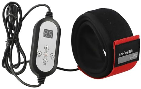 Wodsty Sangle chauffante pour télescopes et objectifs d'appareil photo 12 V Active Anti-condensation pour astronomie observation des oiseaux et lunettes de guidage