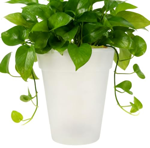 Générique LED Flower Pot, Waterproof LED Garden Lights, Solar Flower Pot, for Pathway, Lawn, Garden, Patio, Outdoor, Home Gift