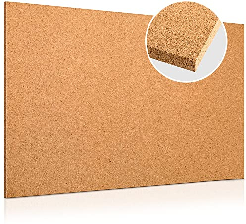 Presskorkplatte | Korkplatte | Pinnwand Kork | 900x600 mm | verschiedene Stärken (Dicke) | 90x60 cm (20 mm Dicke)