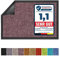 Floordirekt | Rhine | Paillasson, Tapis d'entrée | Antidérapant, Couleur Unique | Tapis d'entrée Lavable, certifié Oeko-Tex | Lilas, 120 cm x 180 cm