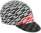Columbus Cinelli Cento Fahrradkappe, Schwarz/Weiß/Rot, One Size