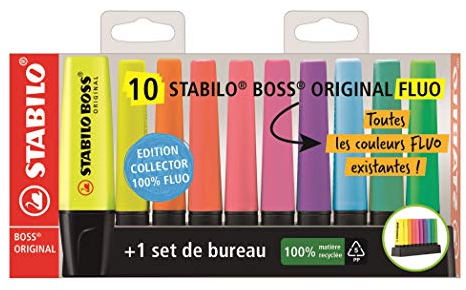 STABILO - Textmarker BOSS ORIGINAL - 10er Tischset
