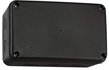 Knightsbridge JB009BK Large IP66 Weatherproof Enclosure in Black