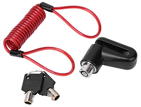 OUKENS Bike Lock, Anti-Theft Disc Brake Lock with Reminder Cable for Xiaomi Mijia M365 Electric Scooter