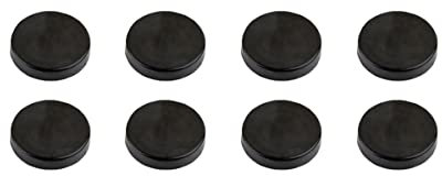 Mirror Screws 304 Stainless Steel Cap Decorative Cover Nails,Solid Standoff Screws,for Advertising Screw Fasteners,Bathroom,Mirror,Brushed Black 19mm 8 pcs