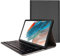 TECHGEAR Keyboard Case for Samsung Galaxy Tab A8 10.5 (SM-X200 / SM-X205) [Strike Folio] PU Leather Case with Detachable Bluetooth Wireless UK QWERTY Keyboard and Stand (Black)
